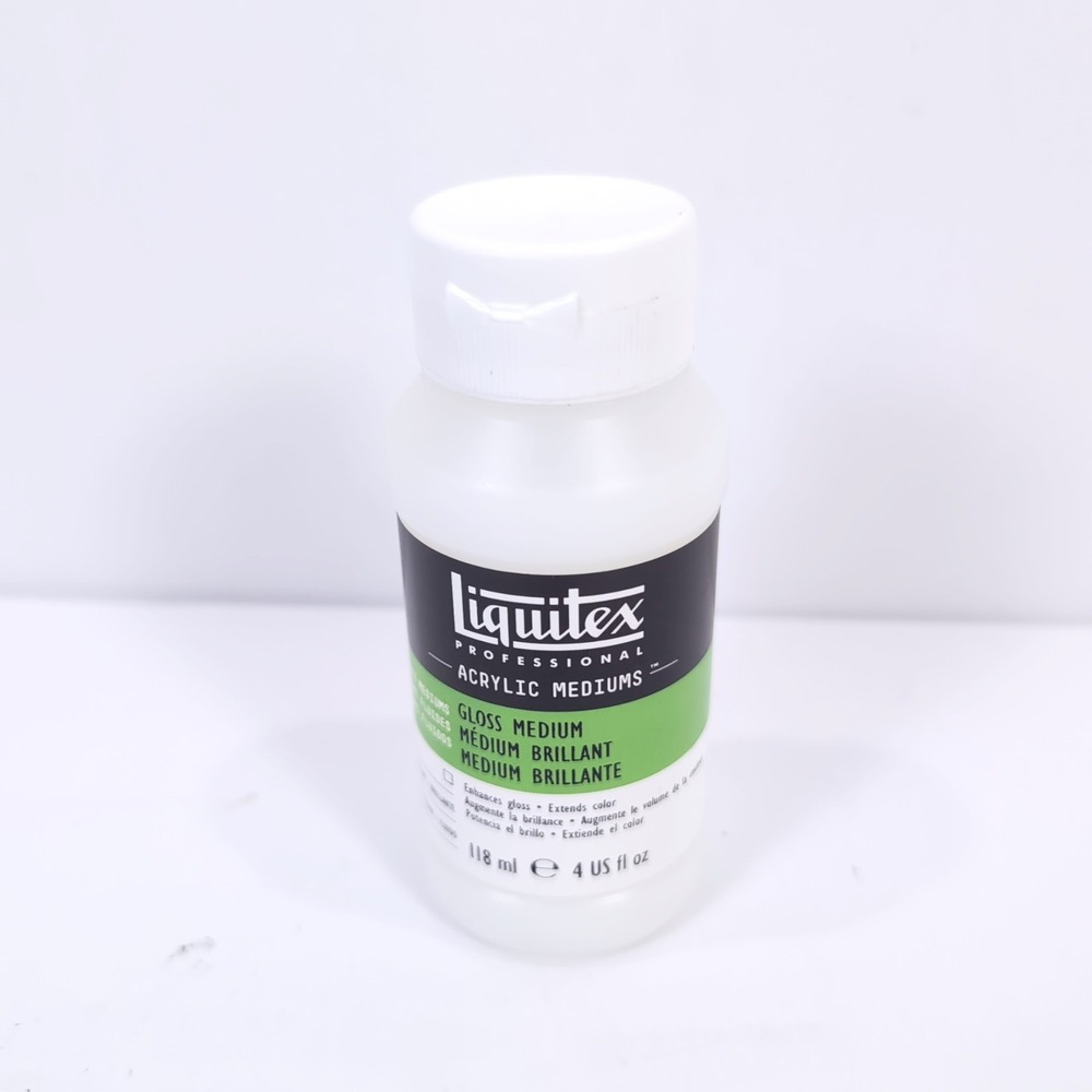 Liquitex 4 oz Professional‎ Fluid Medium for Acrylic Paint Gloss Finish Varnish